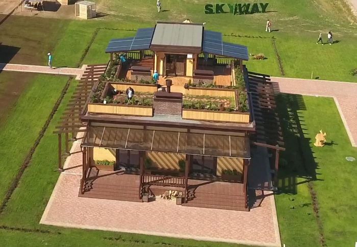 skyway park zöld tetó húrkifeszítő technológia