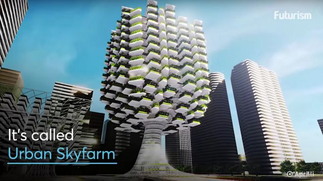urban skyfarm skyway  lineáris ökovárosok technológiája